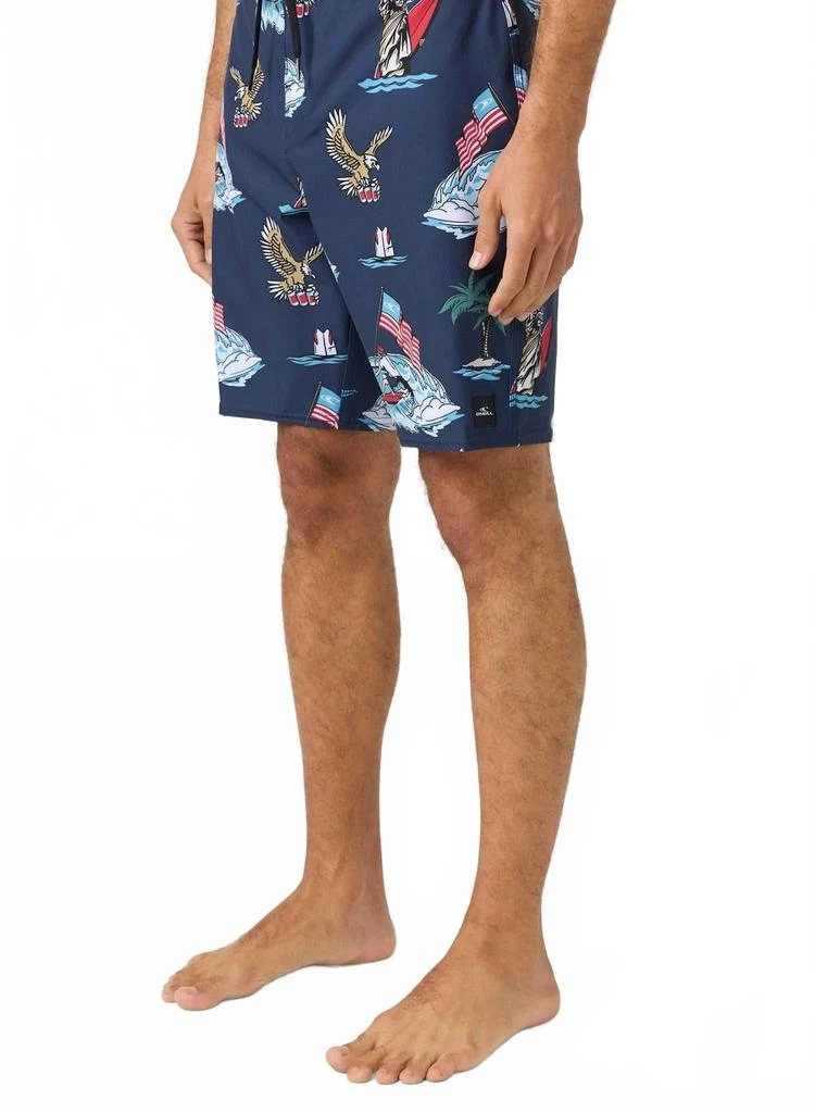 O'Neill Men's Lennox Usa 20" Boardshorts In Navy 2