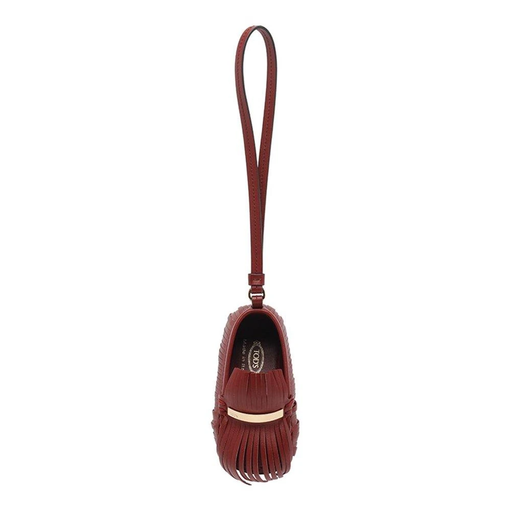 Tod
s Tod
s Gommino Fringe Leather Keyring