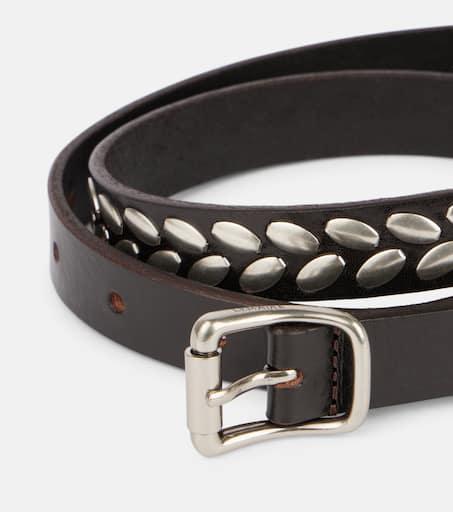 Lemaire Black Studded Belt Lemaire