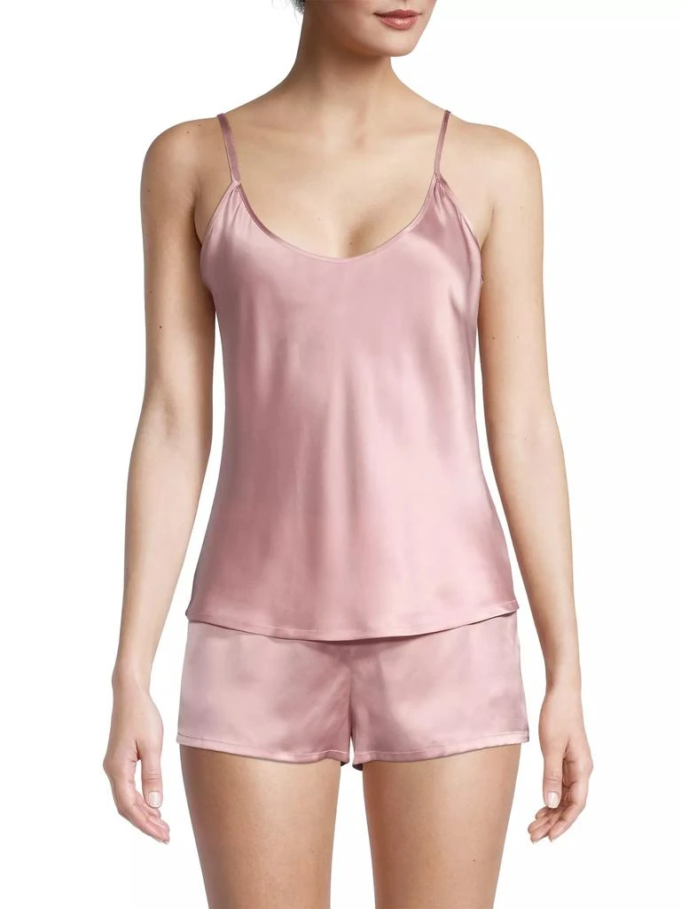 La Perla 2-Piece Silk Camisole & Shorts Pajama Set 3