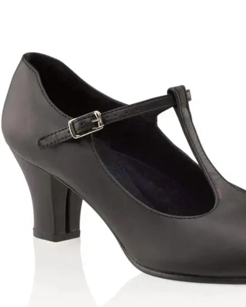 Capezio Women’S Jr Footlight T-Strap Character Shoe In Black 2