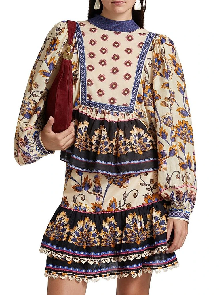 Farm Rio Ainika Floral Cotton Blouse 3