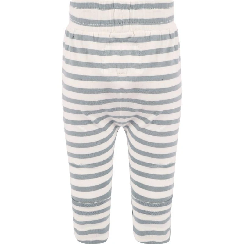 Huxbaby Shiba striped baggy pants in grey and white 2