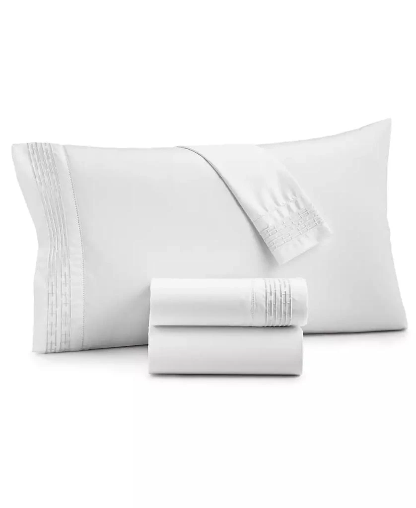 Hotel Collection Chain Links Embroidered 100% Pima Cotton Pillowcase, Standard, Exclusively at Macy’s 1