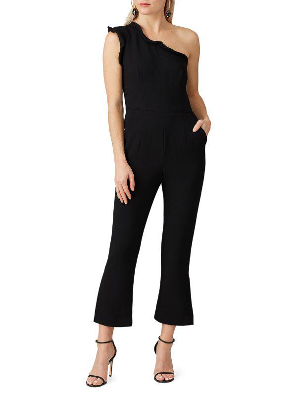 Black Halo Pravella Flare Jumpsuit