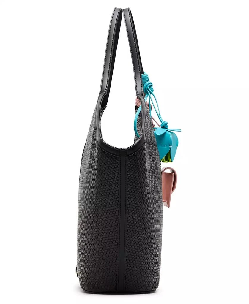 Steve Madden Maira Embossed Woven X-Large Tote Bag 5