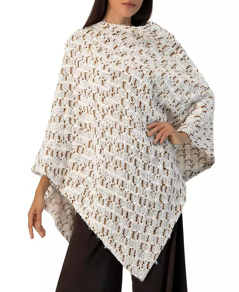 Ivonne Women
s Knitted Poncho Sweater
