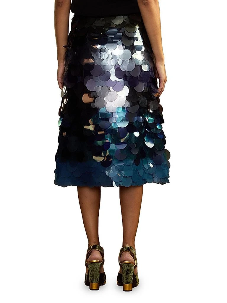 Cynthia Rowley Aurora Paillette Midi Skirt 4