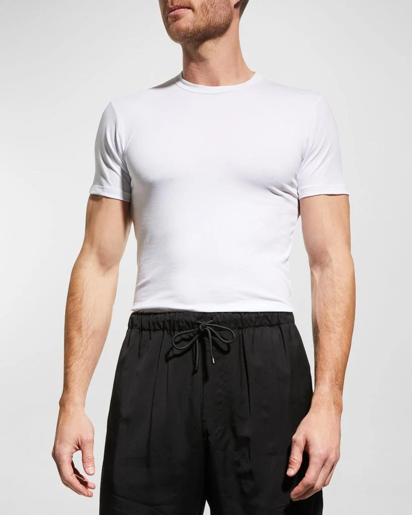 Neiman Marcus Men's 3-Pack Cotton Stretch T-Shirts 4