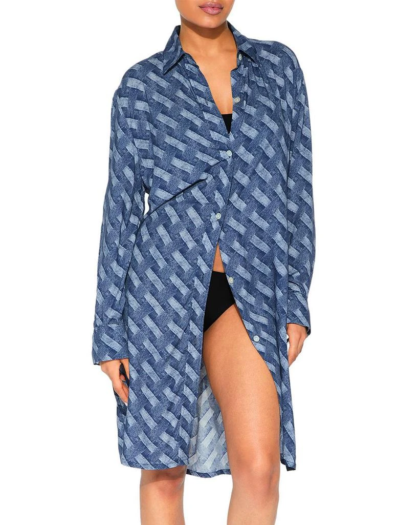 Kurt Geiger Resort Shirt Dress Cover Up 1
