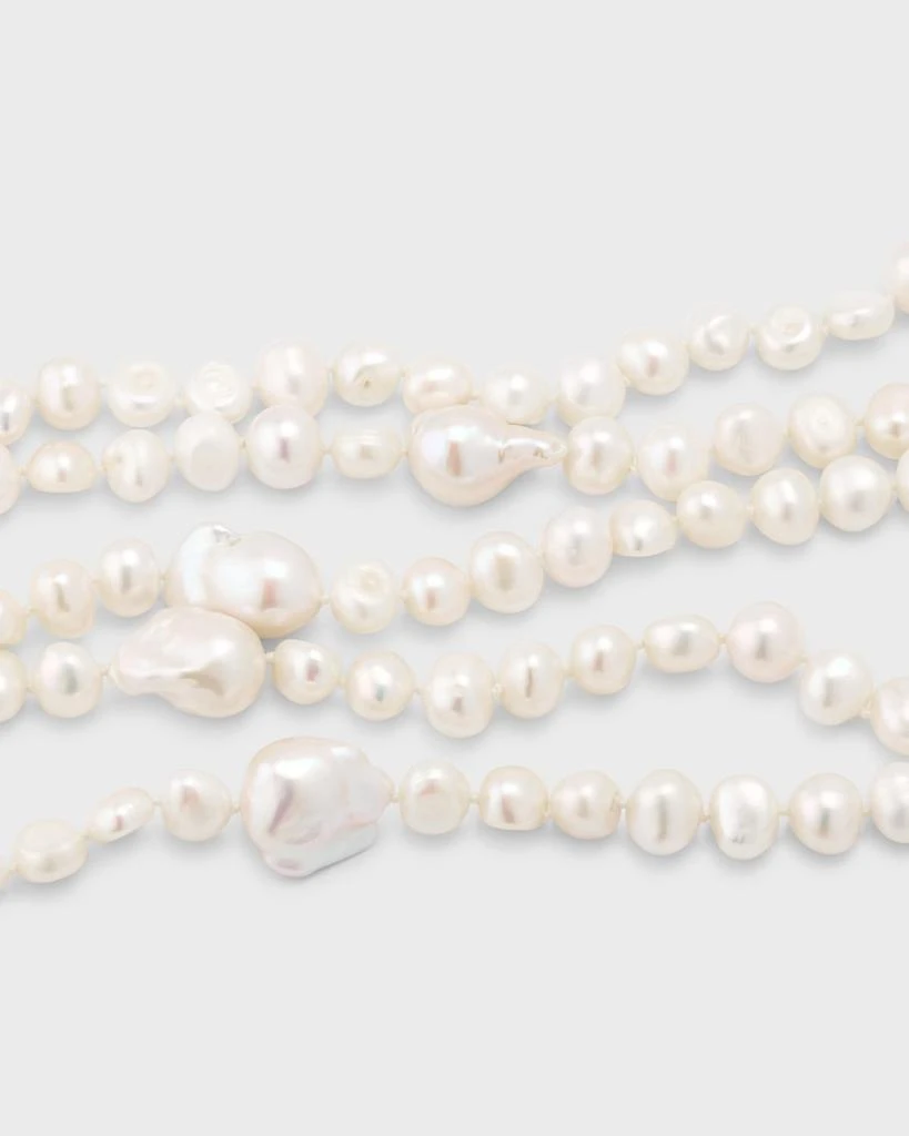 NEST Jewelry Baroque Pearl Long Strand Necklace 3