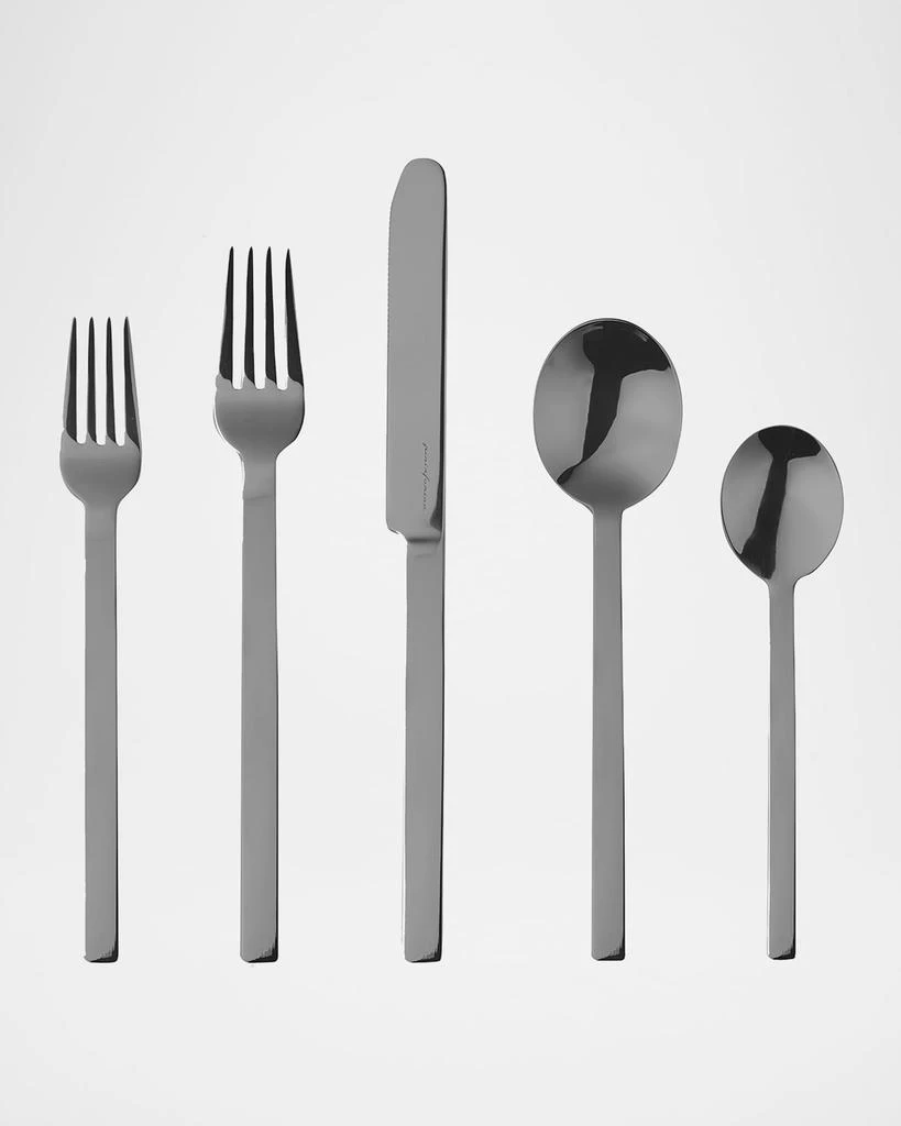 Mepra Stile Oro Nero 20-Piece Flatware Set 1