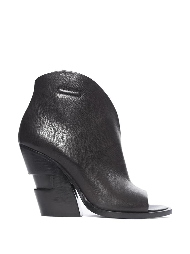 CINZIA ARAIA OPEN LEATHER ANKLE BOOT 2