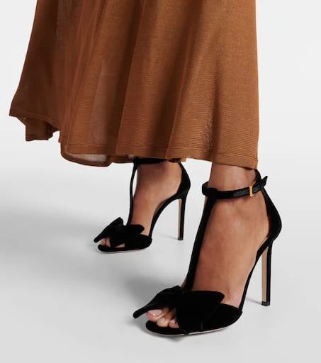 Tom Ford Brigitte velvet sandals 4