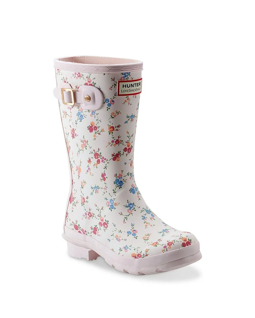 Hunter x LoveShackFancy Unisex Sunrise Patchwork Confetti Bloom Rain Boots - Little Kid, Big Kid 1