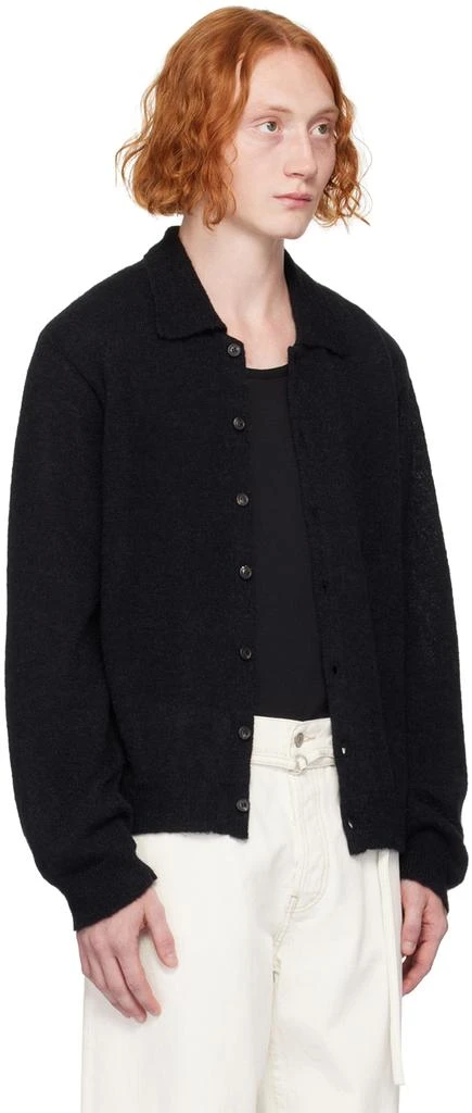 Our Legacy Black Evening Polo Cardigan 2
