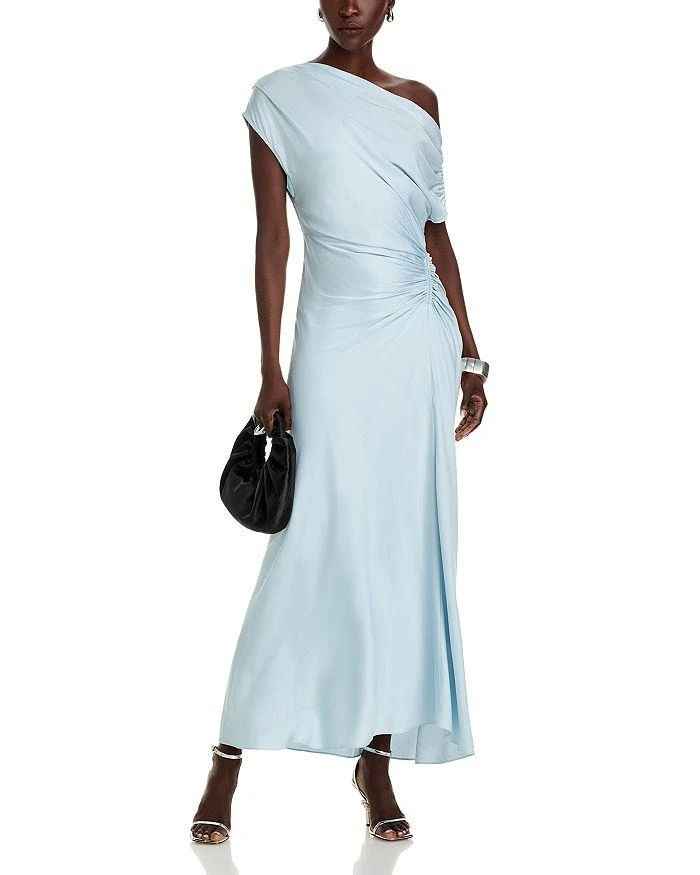 A.L.C. Penny Draped One Shoulder Gown 3