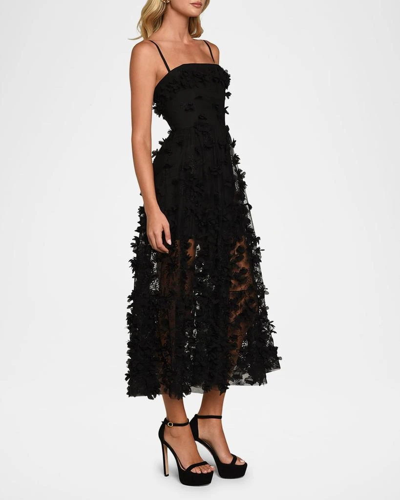HELSI Audrey Embroidered Floral Applique Midi Dress 3