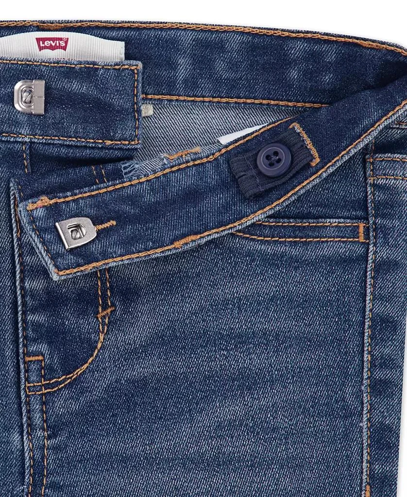 Levi
s Toddler Girls 2-Piece Ruched Crewneck Sweatshirt and Flared Jeans Set 4