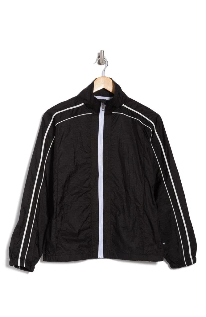 Jessica Simpson Contrast Piping Nylon Track Jacket 3