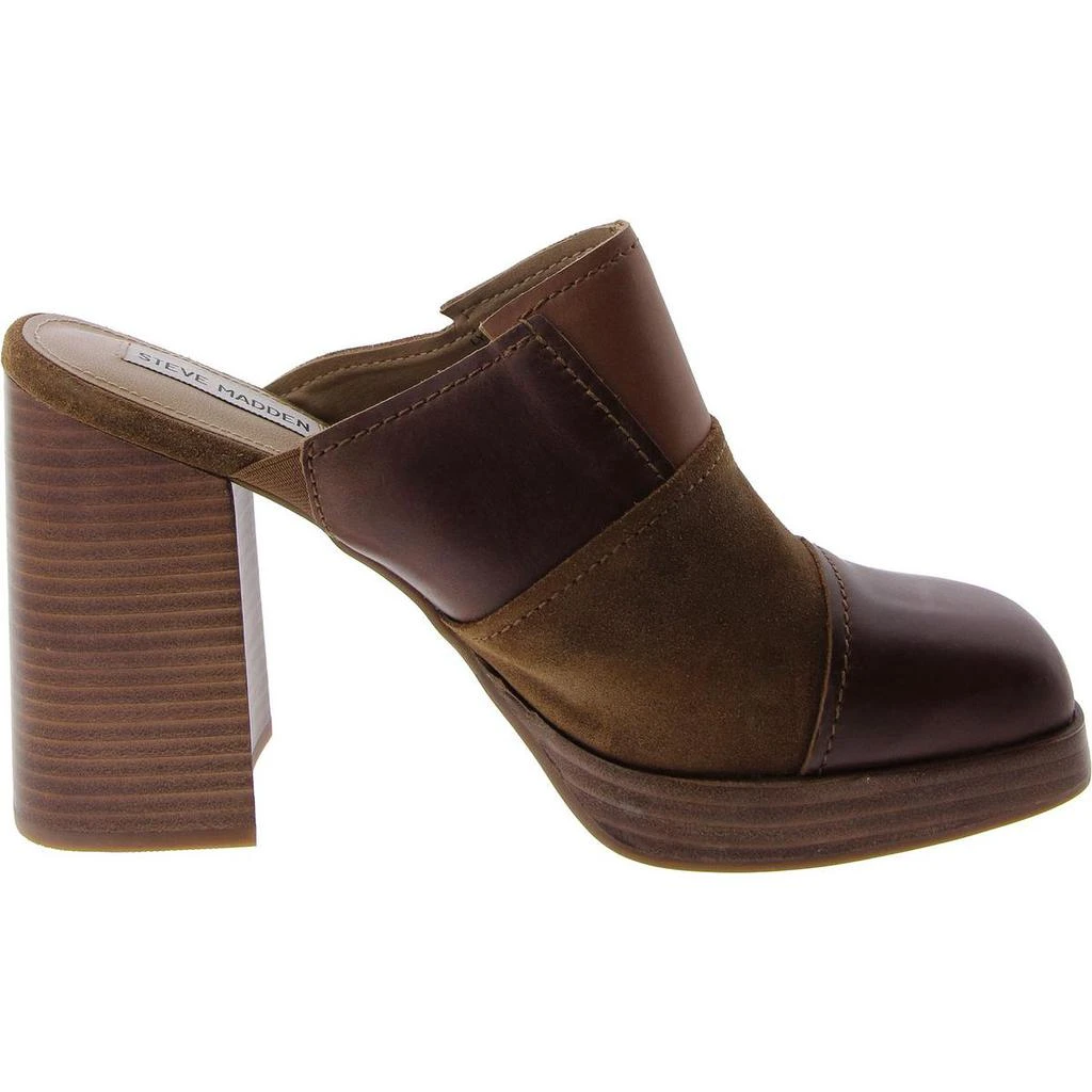 Steve Madden Lynx Womens Leather Patchwork Mules 3