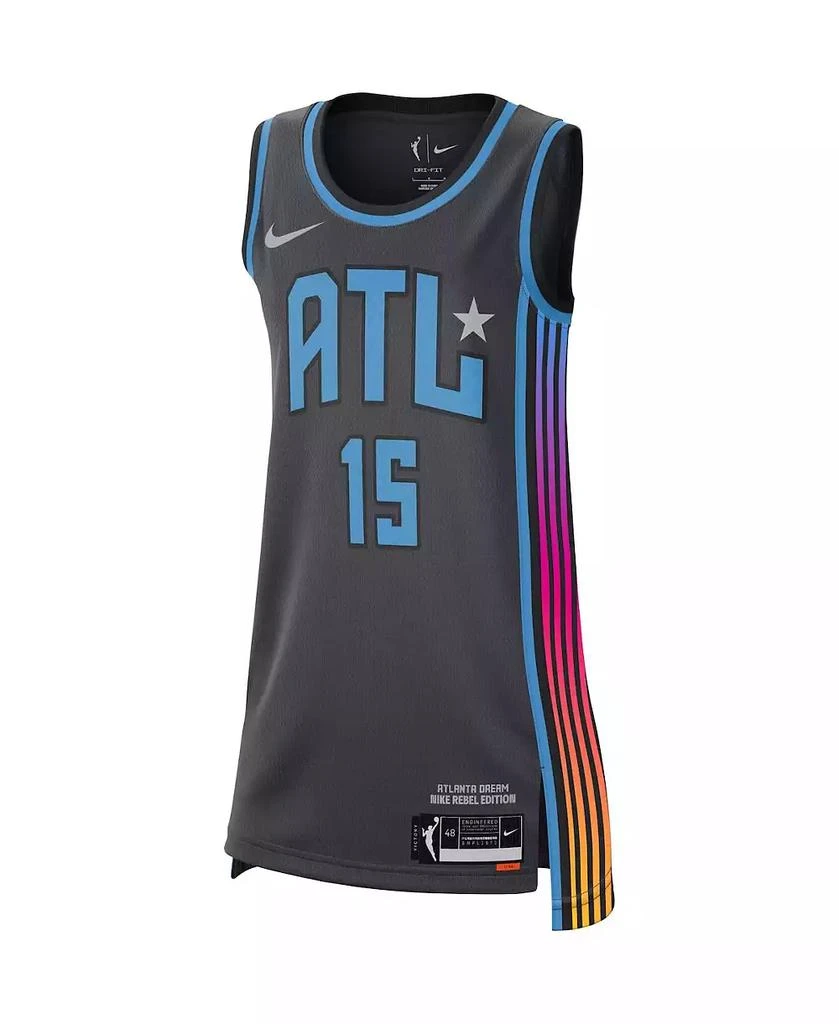 NIKE Women's Tiffany Hayes Black Atlanta Dream Rebel Edition Jersey 3
