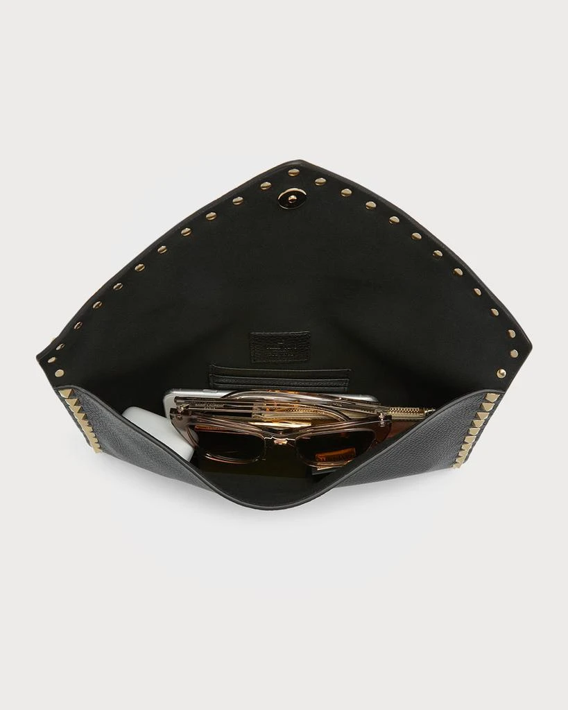 Valentino Rockstud Large Envelope Clutch Bag 7
