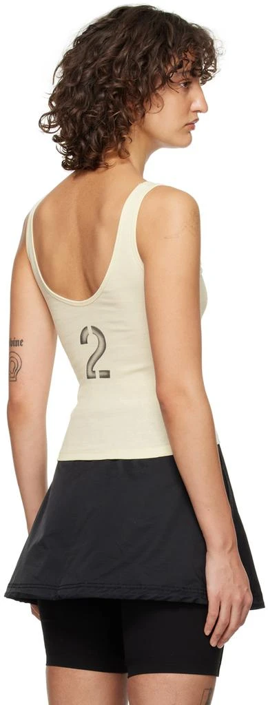 TheOpen Product Off-White Scoop Neck Tank Top 3