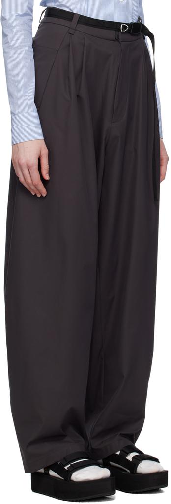 Hyein Seo Gray Belted Trousers