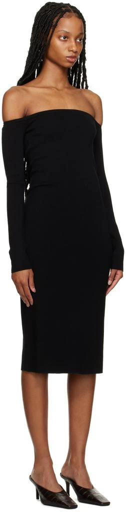 Filippa K Black Off-The-Shoulder Midi Dress 2