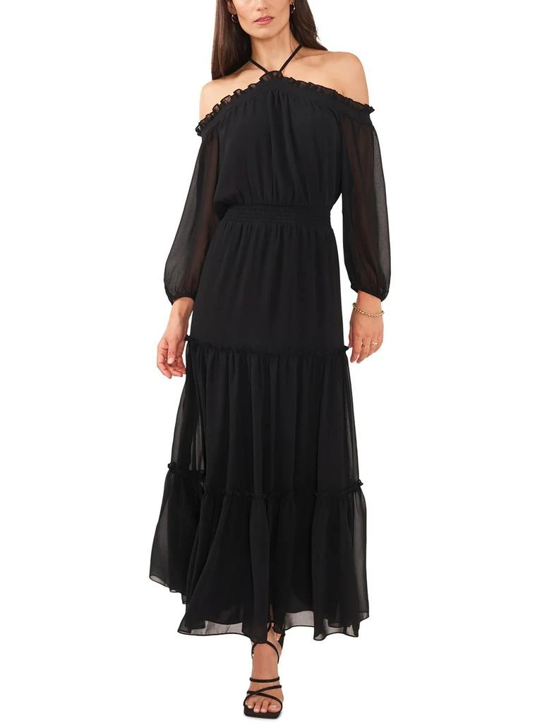 1. State Womens Off-The-Shoulder Tea-Length Maxi Dress 1