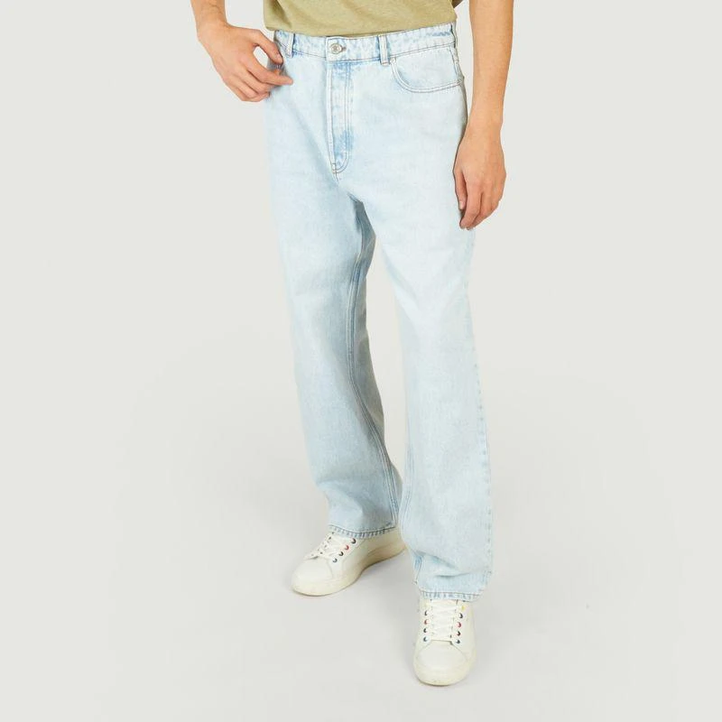 AMI Loose Fit Jeans Bleu Javel AMI PARIS 1
