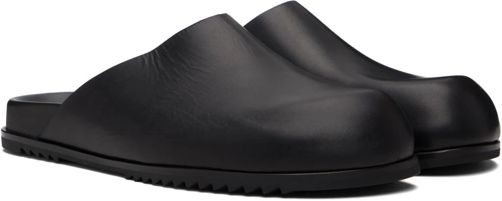 Rick Owens Black Concordians Granola Mules 4