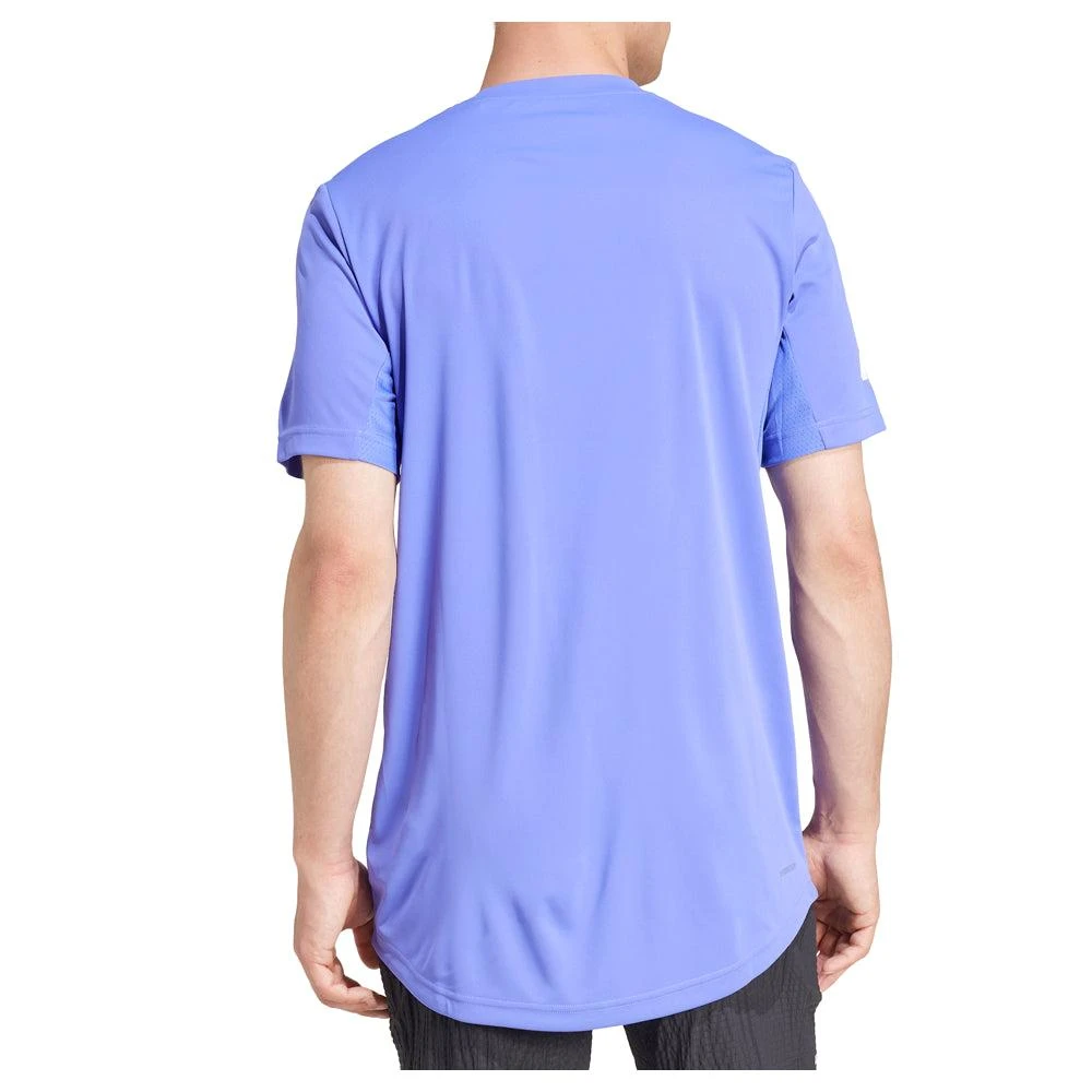 Adidas Club Striped Crew Neck Short Sleeve T-Shirt 2