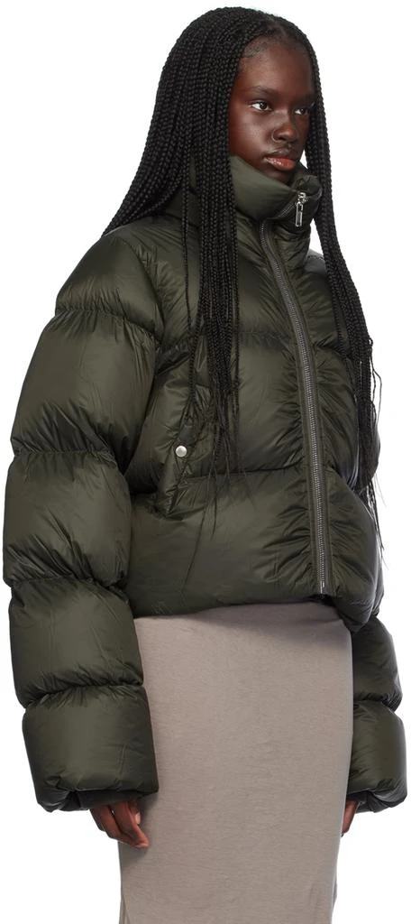 Rick Owens Green Porterville Turtle Down Jacket 2