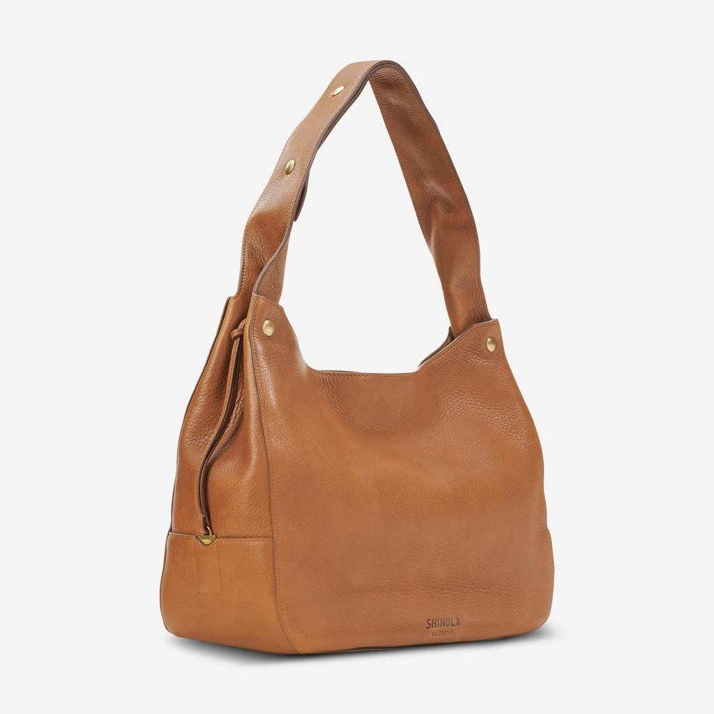 Shinola Shinola The Snap Tan Natural Grain Leather Shoulder Bag 20217385 2