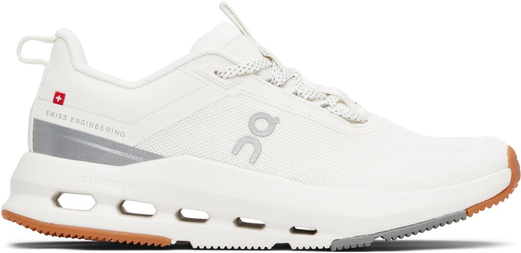 On Big Kids Gray Cloudnova Sneakers