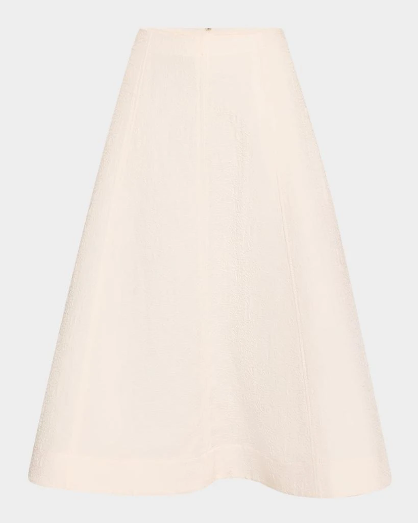 VERONICA BEARD Fellini Textured A-Line Skirt 1