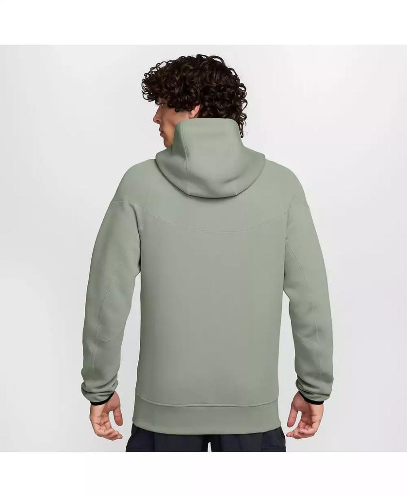NIKE Men's Olive Chelsea Tech Fleece Full-Zip Hoodie