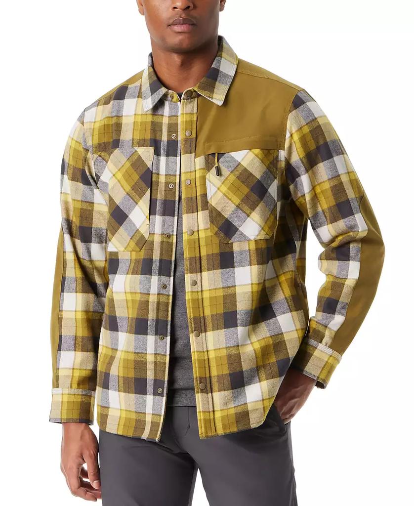 BASS OUTDOOR Men's Utility Brushed Twill Shacket