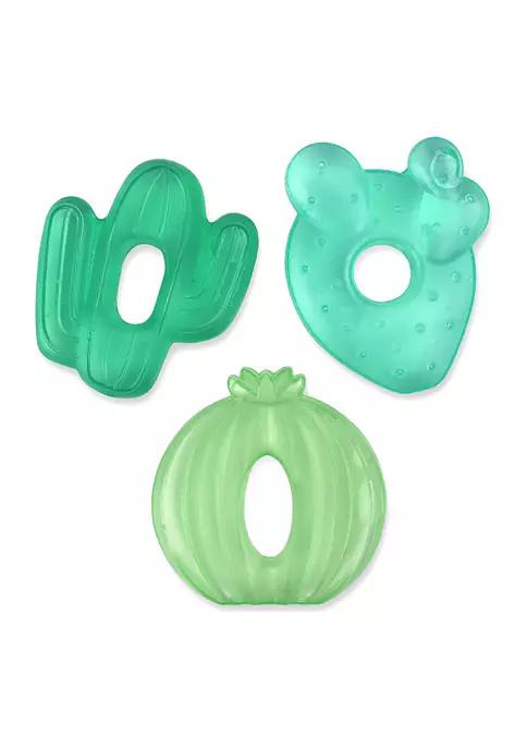 Itzy Ritzy Ritzy Baby Cutie Coolers Cactus Teethers   3 Pack