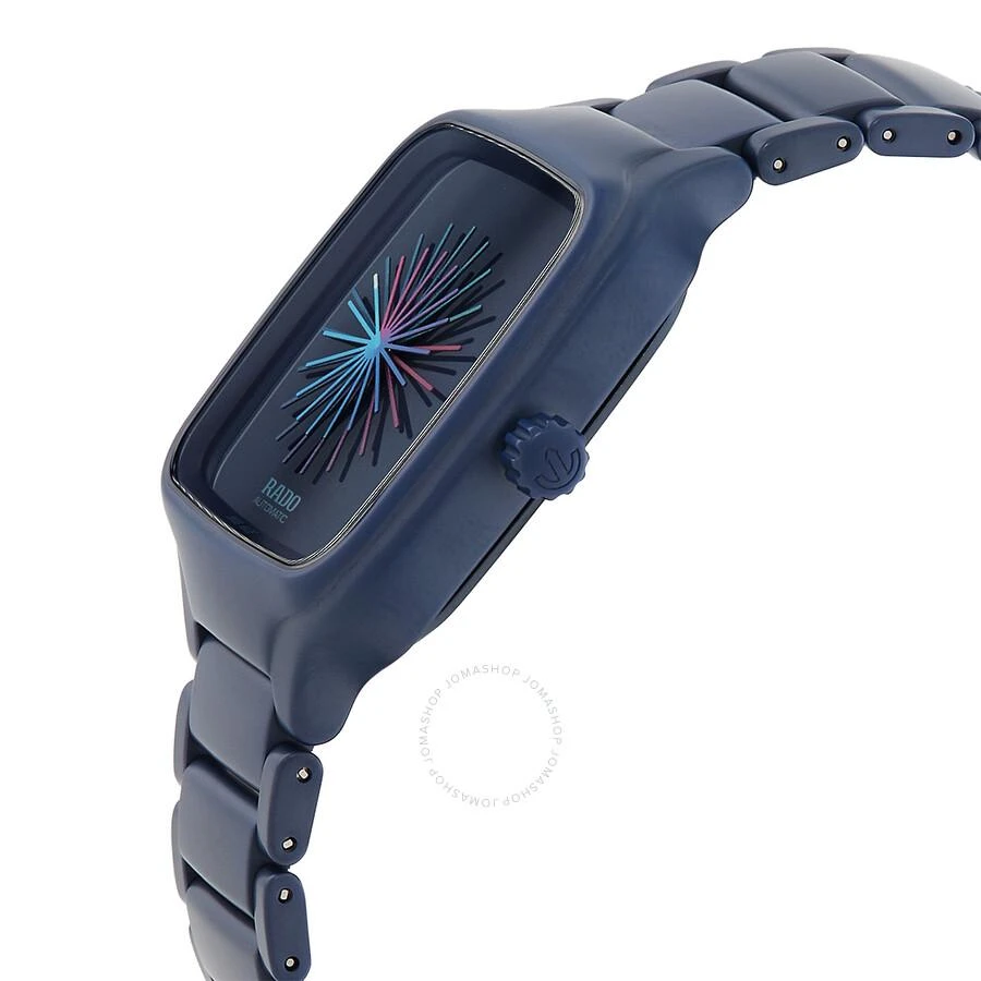 Rado True Square Over The Abyss Automatic Blue Dial Unisex Watch R27070202 2