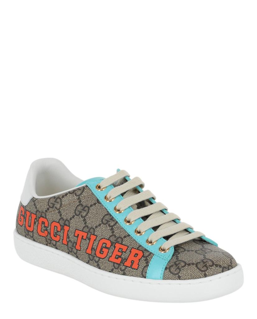 Gucci Ace GG Supreme ' Tiger Print' Sneakers