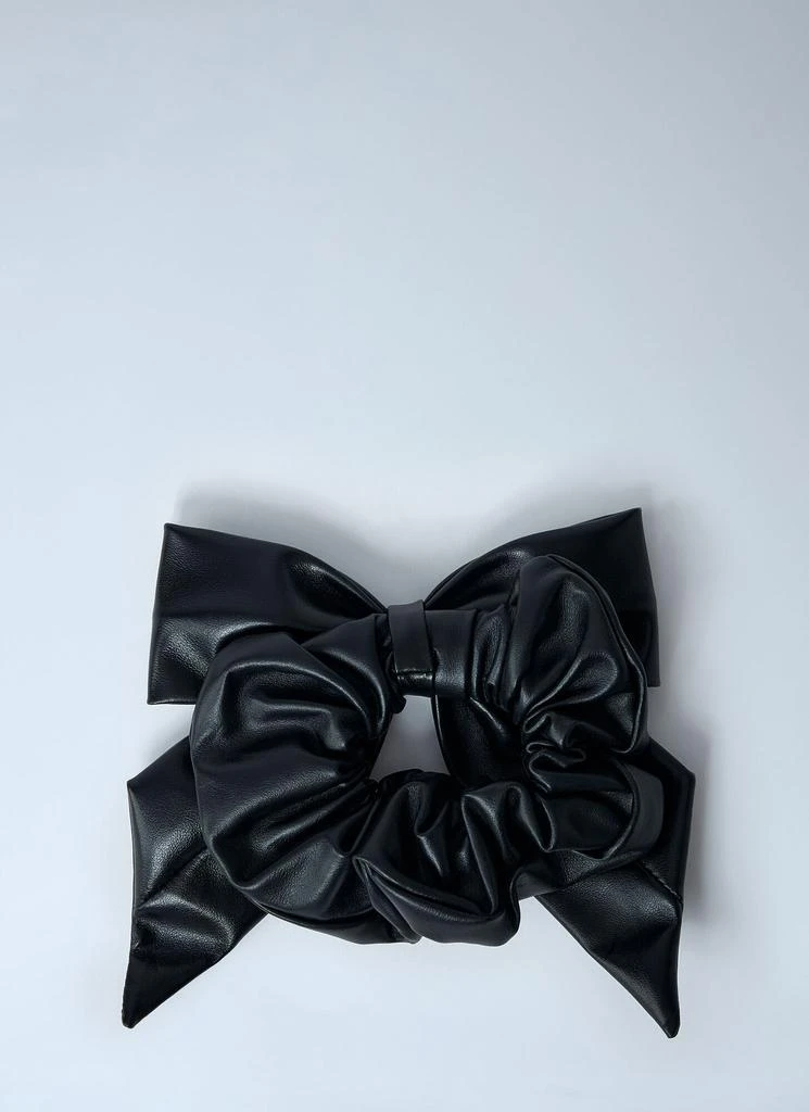 Balenciaga Leather Logo Hardware Scrunchie 3