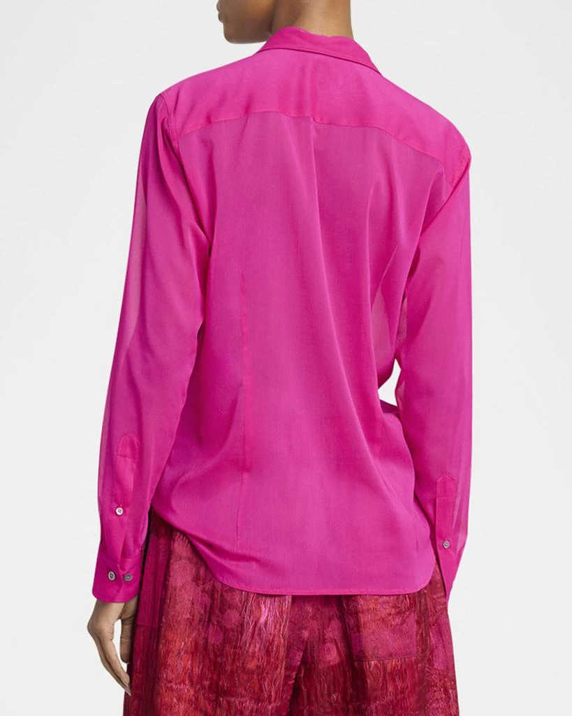 Dries Van Noten Chowy Silk Button-Down Shirt 3