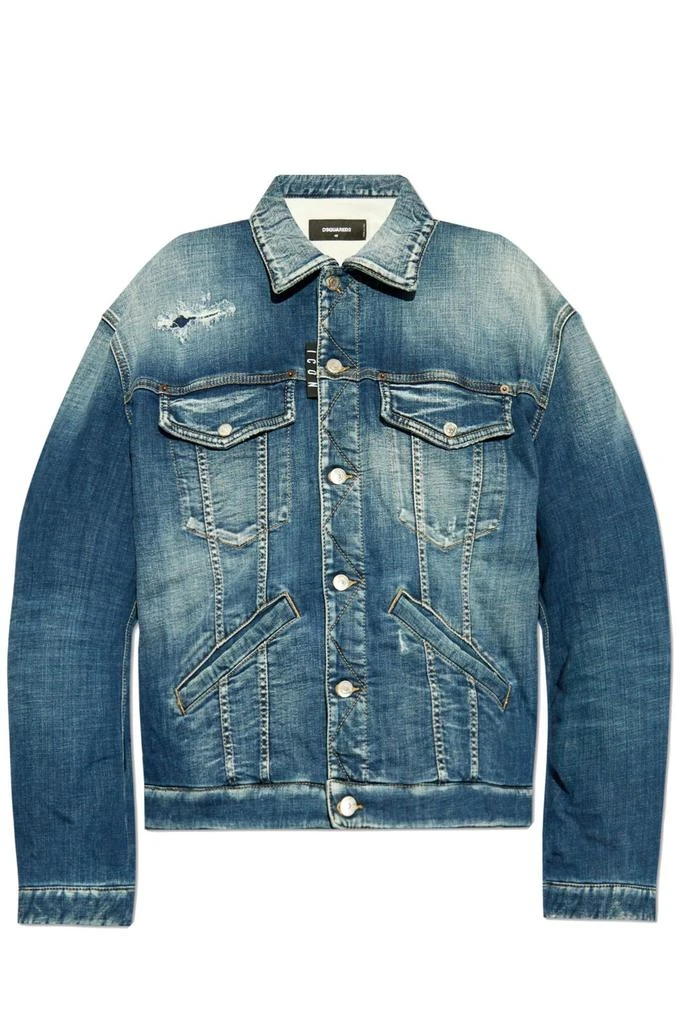 Dsquared2 Dsquared2 Distressed Denim Jacket 1