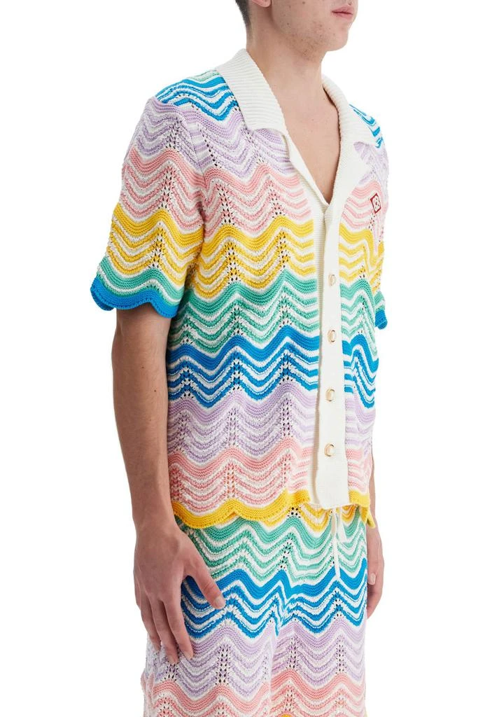 Casablanca gradient wave knit shirt 2