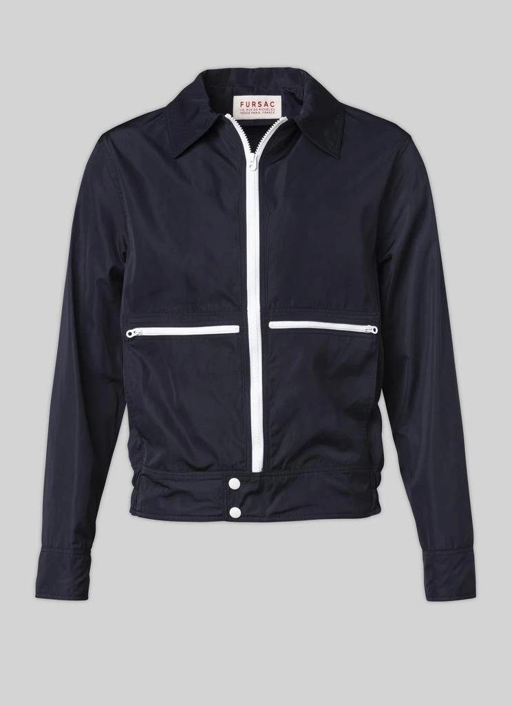 Fursac Blouson En Tissu Technique Nuit - Marine - Homme 5