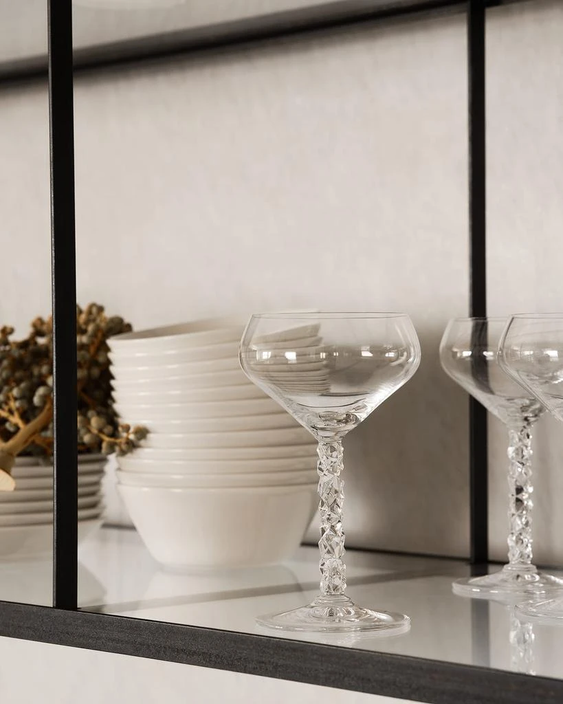Orrefors Carat Coupe Glasses, Set of Two 4