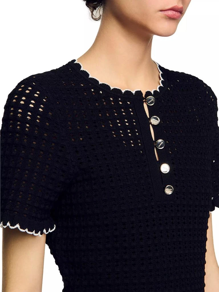 Sandro Short Knit Dress 5